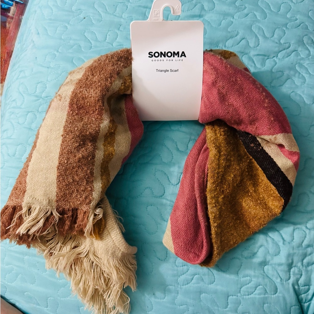 Sonoma Multicolor Triangle Scarf